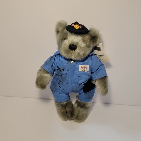 NWT Vintage Hard Rock Cafe 2008 Detroit Mechanic‎ Plush Stuffed Bear - Picture 10 of 10